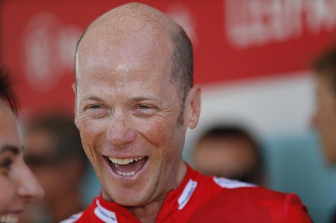 Chris Horner (RadioShack) has time to laugh