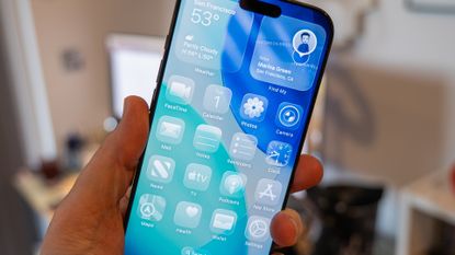 iOS 26 on an iPhone 16 Pro Max