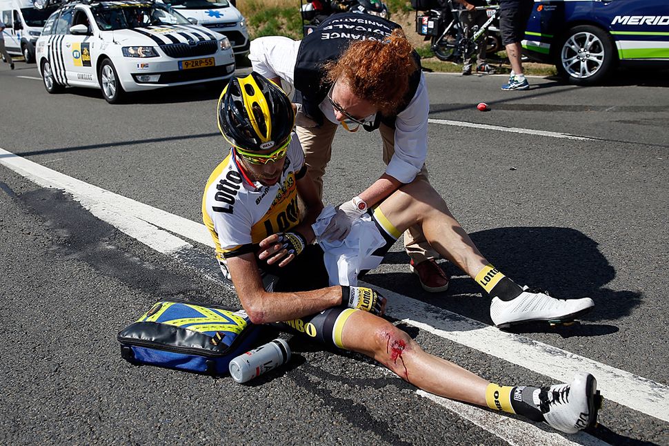 Tour de France Injuries galore from stage 3 crashes Cyclingnews