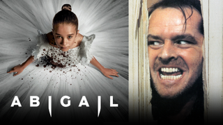 Alisha Weir in Abigail / Jack Nicholson in The Shining