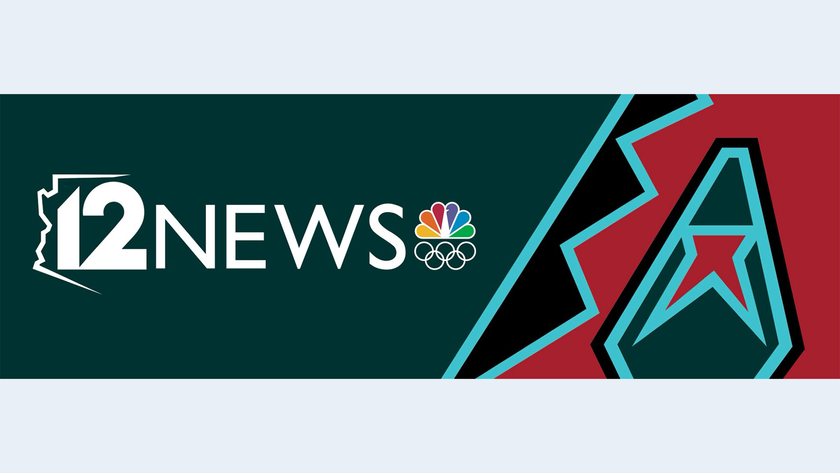 Logos of 12 News and the Arizona Diamondbacks
