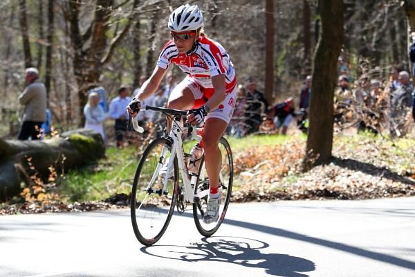 Emma Johansson (Redsun Cycling Team) made her escape on the climbs of the National Park