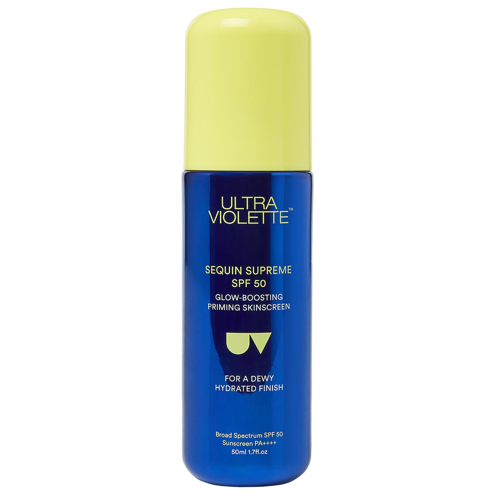 Sequin Supreme Spf 50 Glow-Boosting Facial Sunscreen Moisturizer and Primer