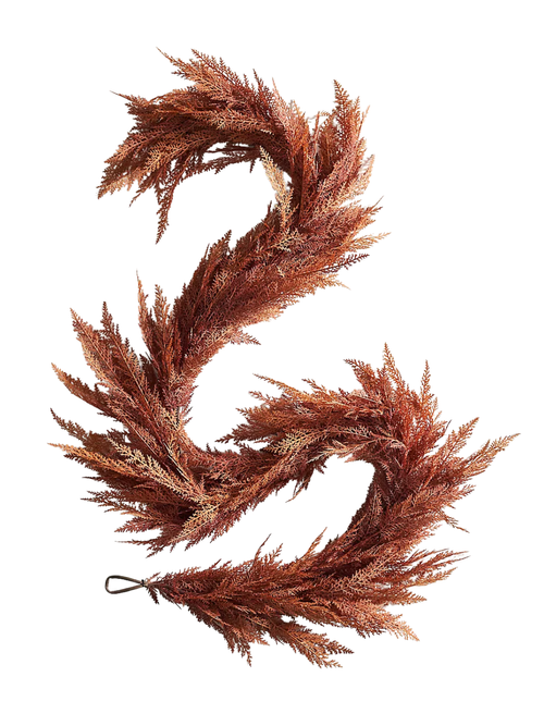 Faux Autumn Cedar Garland