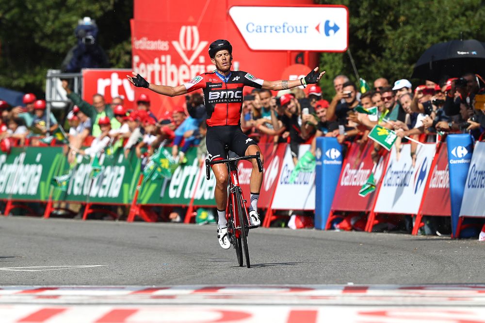 Alessandro De Marchi wins stage 11 at the 2018 Vuelta a Espana