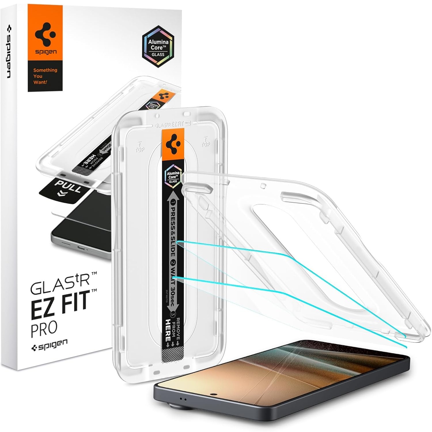 Spigen AluminaCore Tempered Glass Screen Protector Glas.tR EZ Fit for Galaxy S26 Ultra