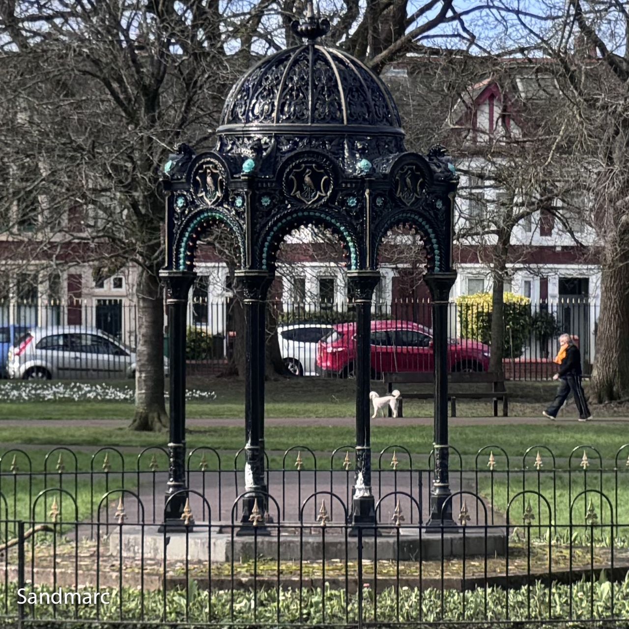 A photo of a park on a sunny day, taken on an iPhone 15 Pro using the Sandmarc tele lens