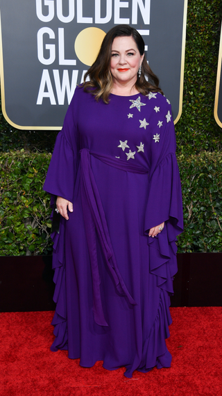 Melissa McCarthy attends the 76th Annual Golden Globe Awards held at The Beverly Hilton Hotel on January 06, 2019 in Beverly Hills, California