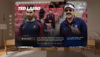 Ted Lasso on TV app on Apple Vision Pro