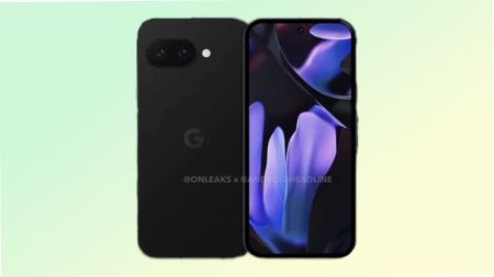 Google Pixel 9a render front and back