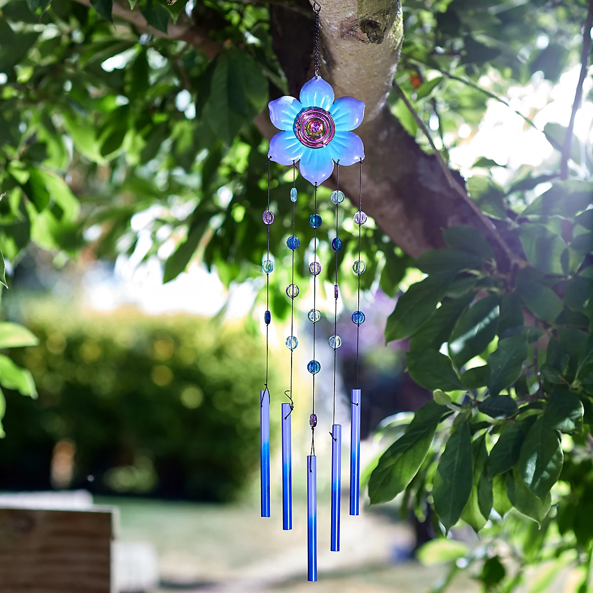 B&amp;amp;Q, Flamboya Floral Wind spinner 66cm