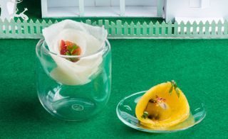 'White Picket Fence' is served with a garden of passion fruit