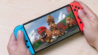 Nintendo Switch with larger display remix