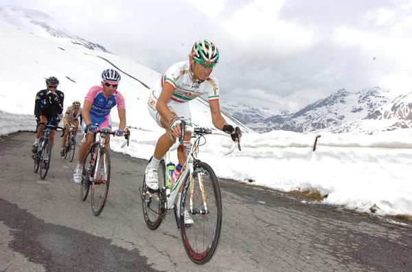 Italian National Champion Filippo Pozzato (Team Katusha) on stage 20.