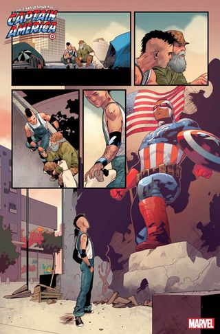 page from United States of Captain America #1