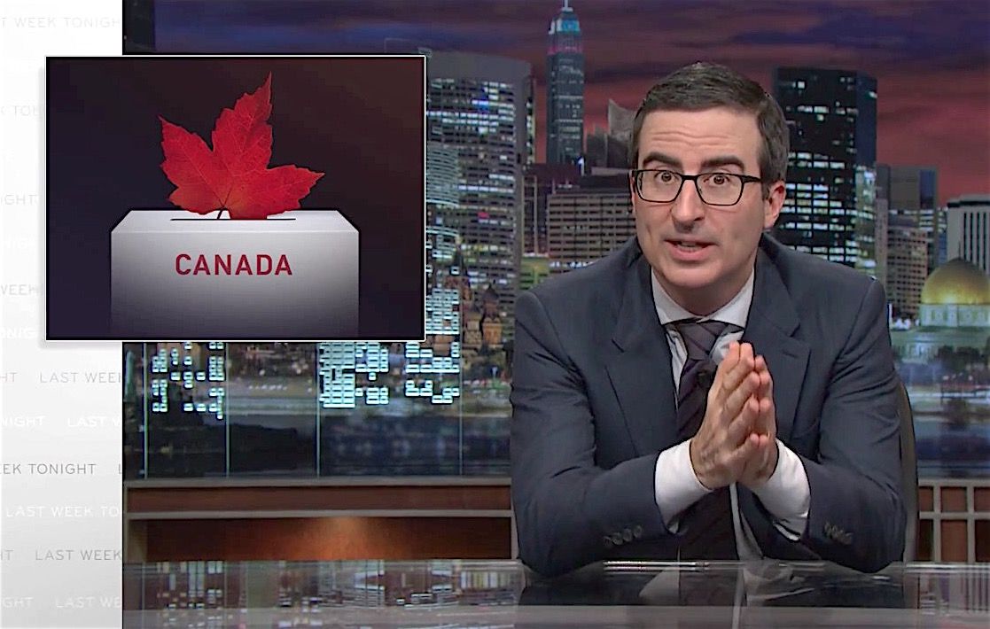 John Oliver educates Americans on Canada&amp;#039;s national election