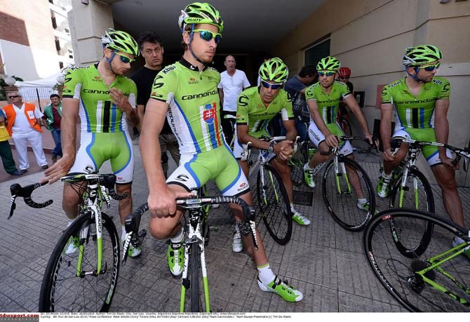 Peter Sagan and his Cannondale teammates