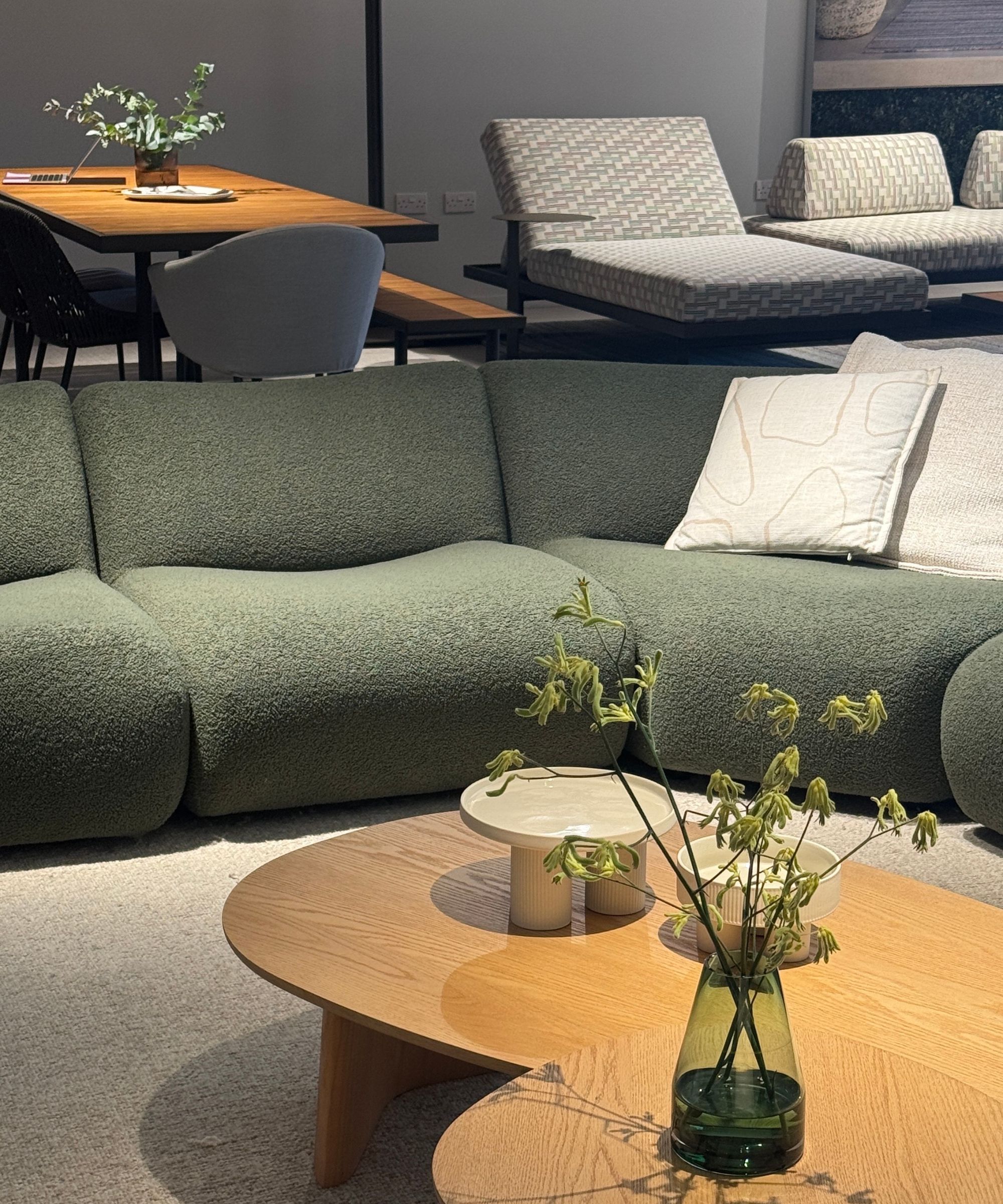 King Living 1977 Modular Sofa in green