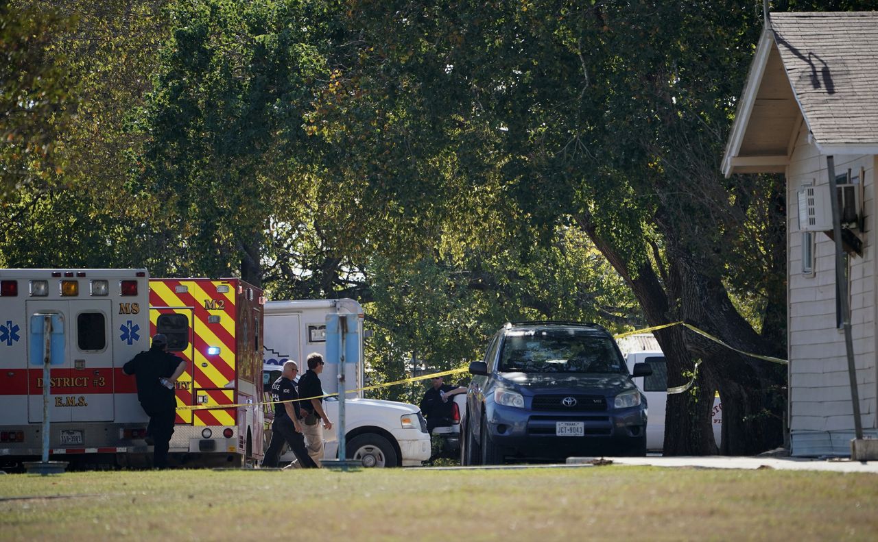 A gunman killed dozens Sunday at the First Baptist Church in Sutherland Springs, Texas.