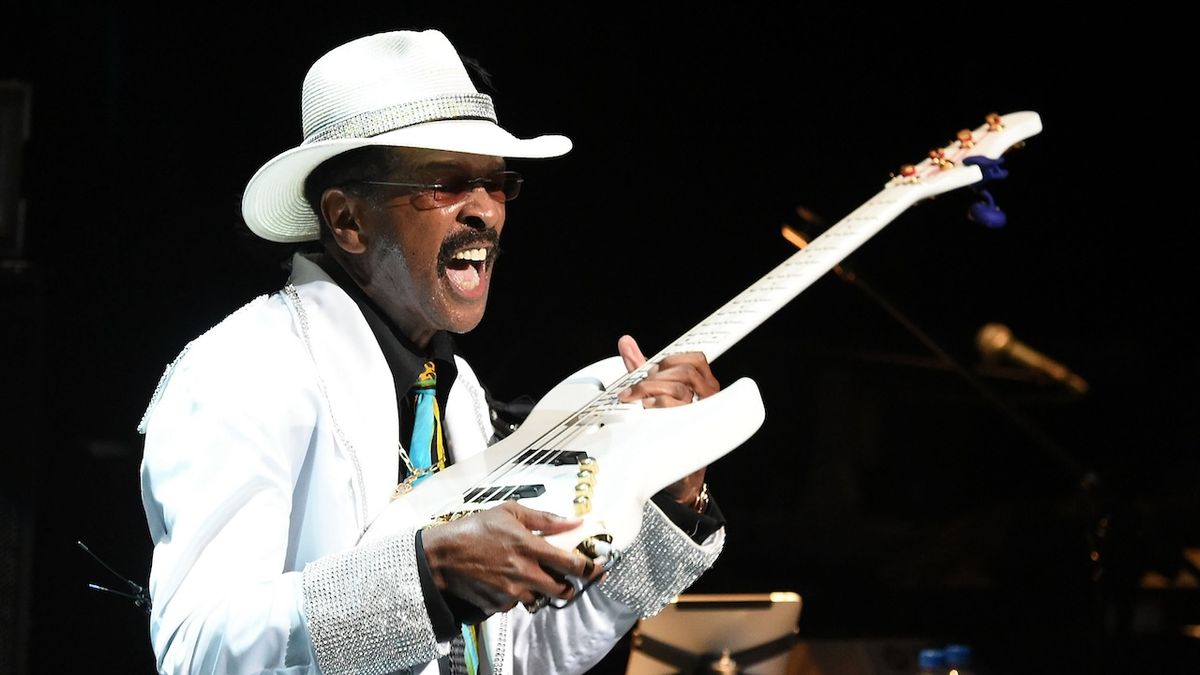 Larry Graham performs at Billboard Live on May 5, 2014 in Tokyo, Japan.