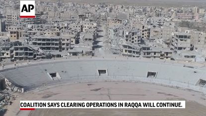 Raqqa, Syria, on Oct. 19, 2017