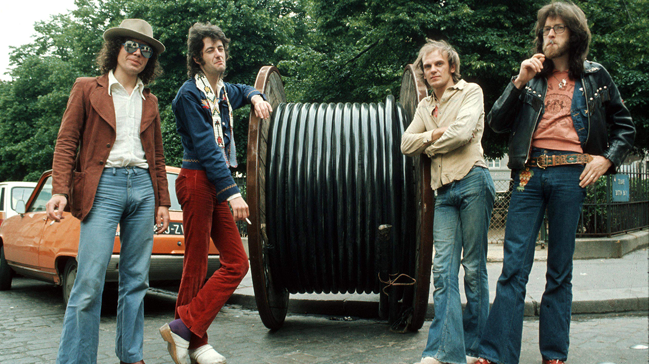 A photograph of Van der Graaf Generator in the 70s