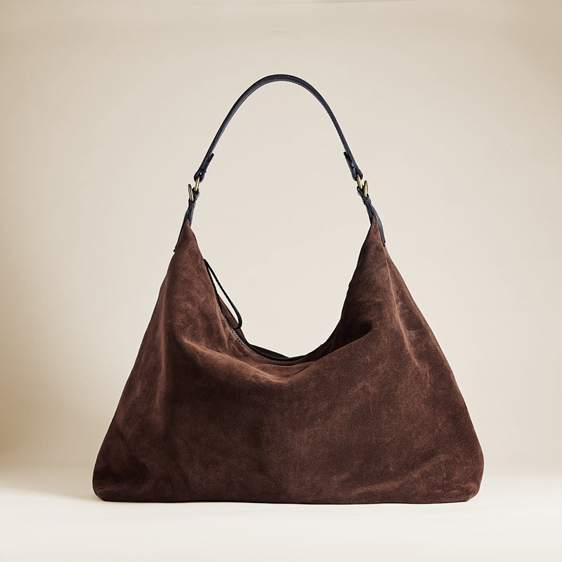 Maurice Hobo - Suede Espresso