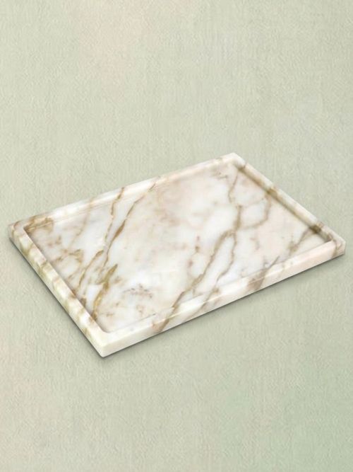 Natural Marble Serving Tray