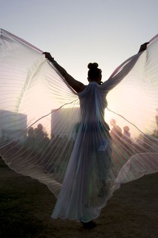 A Coachella Fashionista Channels The Ethereal Look At Coachella 2014