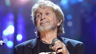 NEW YORK, NY - APRIL 07: 2017 Inductee Jon Anderson of Yes speaks onstage at the 32nd Annual Rock & Roll Hall Of Fame Induction Ceremony at Barclays Center on April 7, 2017 in New York City. The event will broadcast on HBO Saturday, April 29, 2017 at 8:00 pm ET/PT (Photo by Dimitrios Kambouris/WireImage for Rock and Roll Hall of Fame)