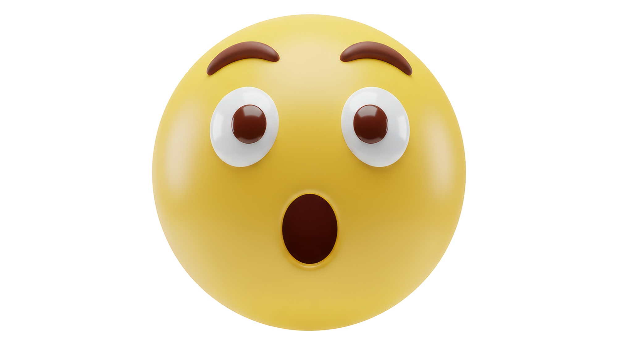 The shocked emoji.