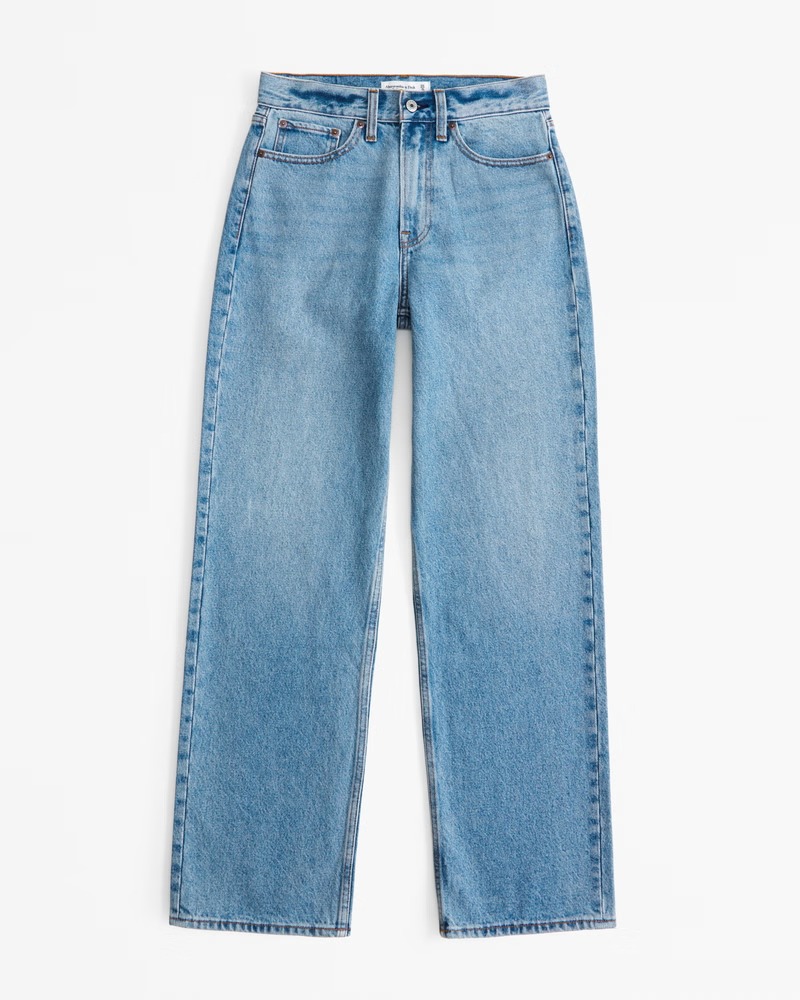 Abercrombie & Fitch, Mid Rise Slouchy Jeans (Were $90) 