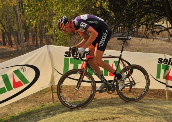 Ryan Trebon (Kona) climbs in the big ring.