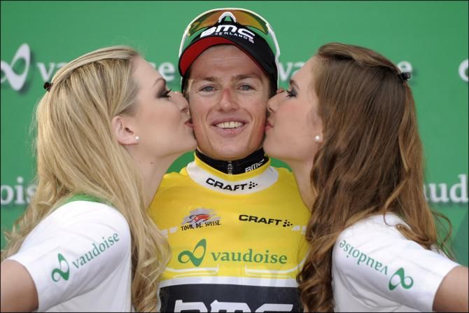 Mathias Frank (BMC) retains the yellow leader's jersey after stage 4