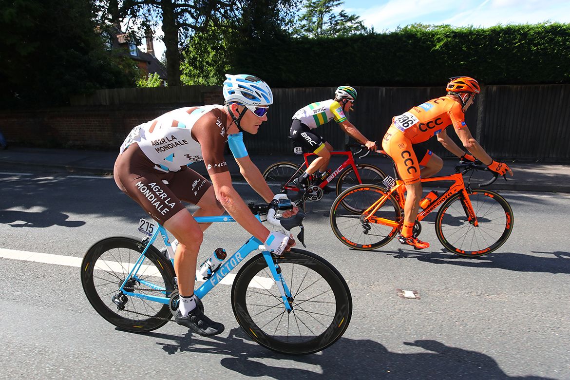 Julien Berard at the RideLondon Classic