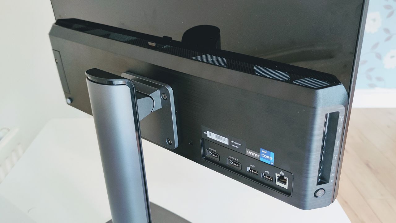 A photograph of the rear of the MSI Modern AM241