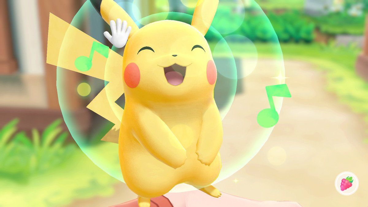 Pokemon Let&#039;s Go, Pikachu screenshot