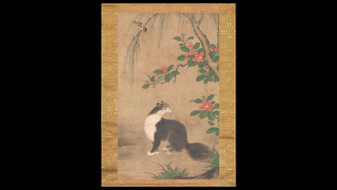 "Musk Cat" 16th century Uto Gyoshi