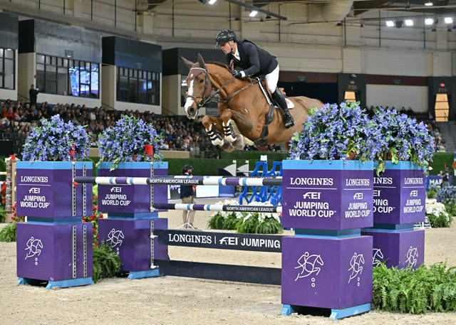 Rodrigo Pessoa and Major Tom land the World Cup qualifier in Washington.