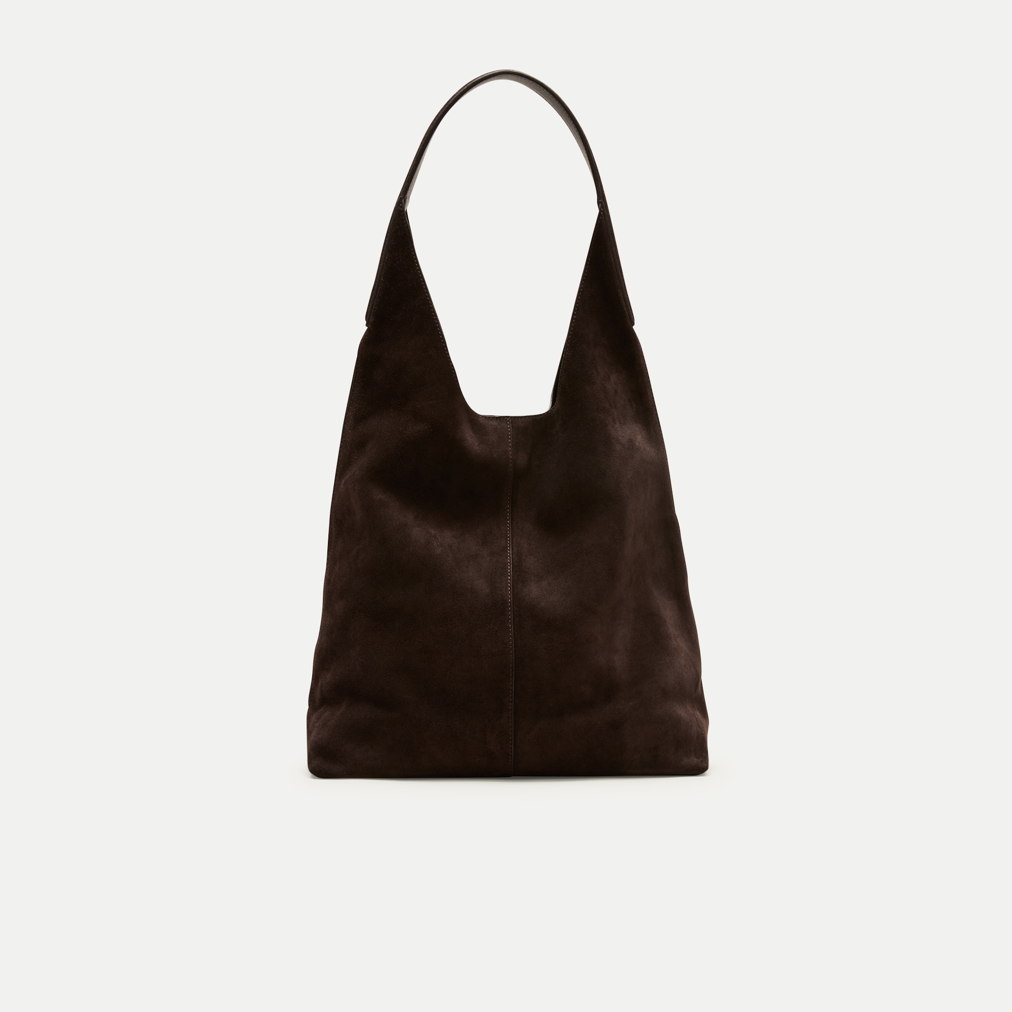 Slouchy Tote in Suede