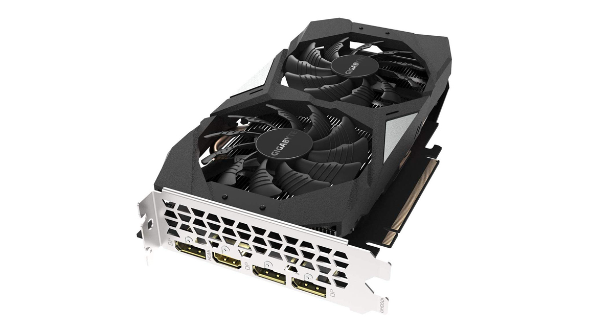 Gigabyte GeForce GTX 1660 OC 6G against a white background