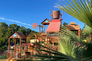 The water park at La Rive, the Eurocamp destination where our writer stayed with her family