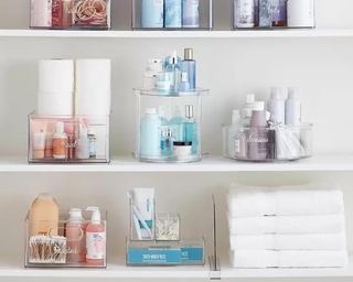 The Container Store bathroom organization products