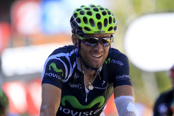 Alejandro Valverde (Movistar) lost another two minutes after an ill-timed puncture at the base of the final climb