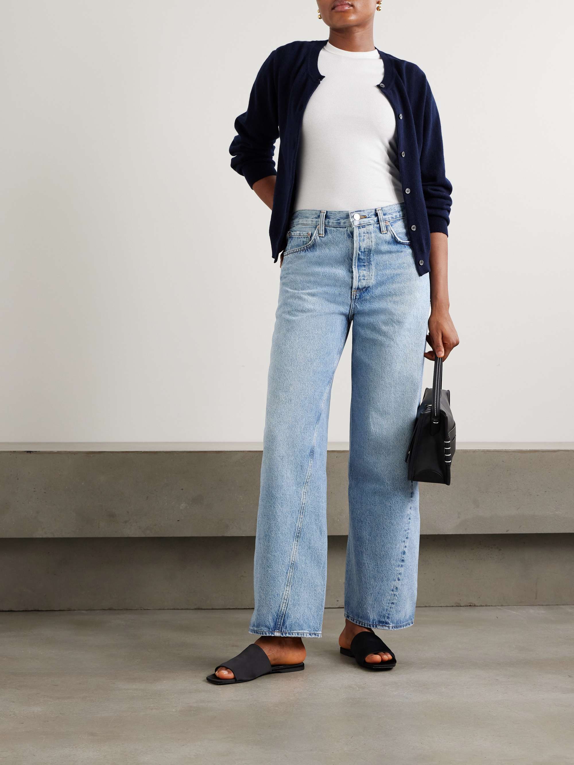Twist Low Slung Baggy Jeans
