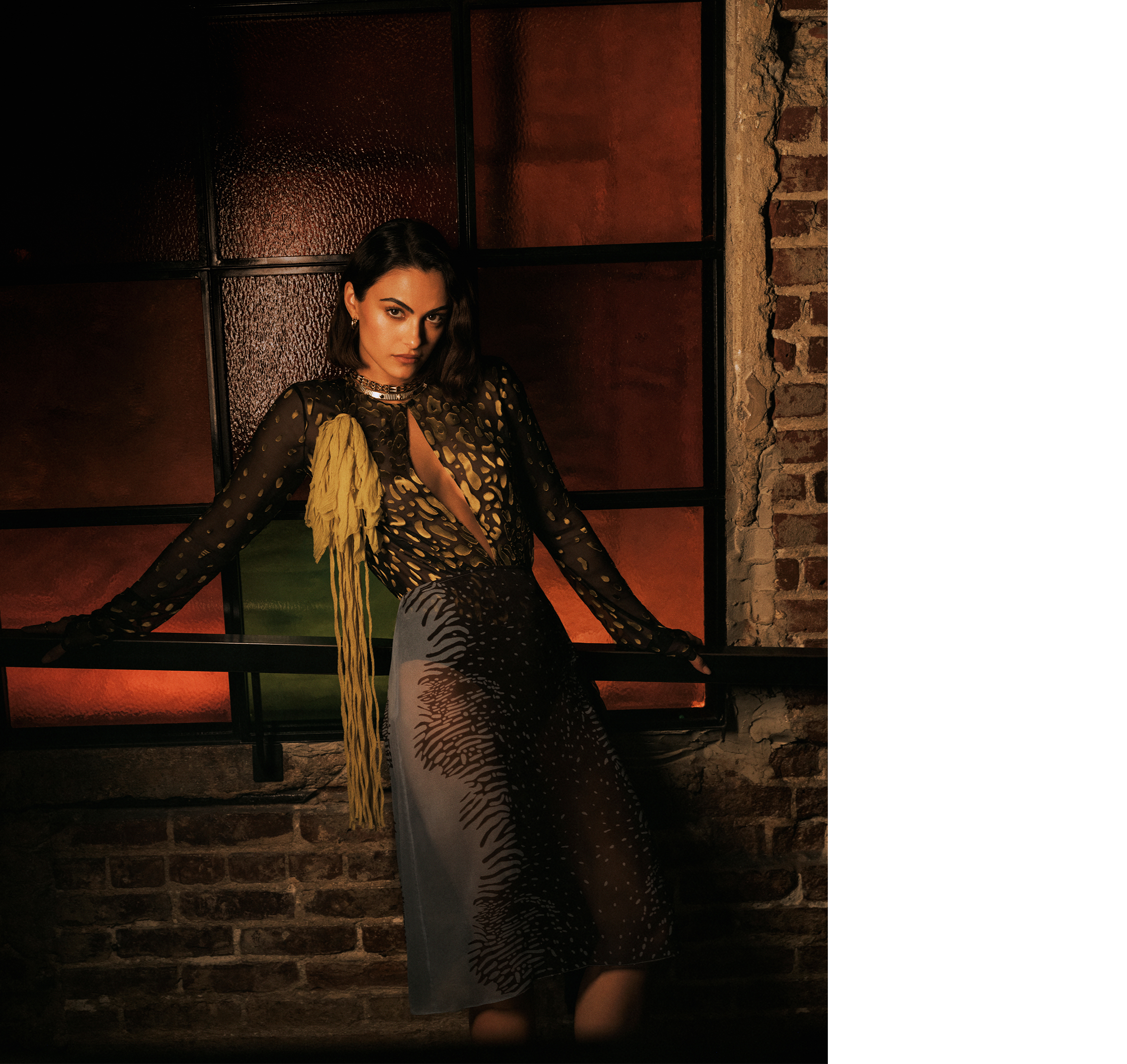 Who What Wear June 2026 cover star Camila Mendes during a photoshoot.
