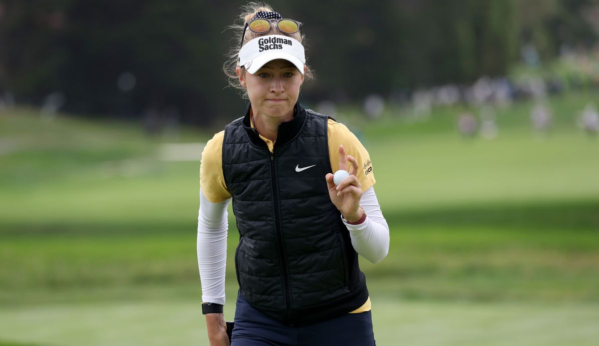 Nelly Korda Cards Exceptional Round To Lead Aramco Team Series London ...