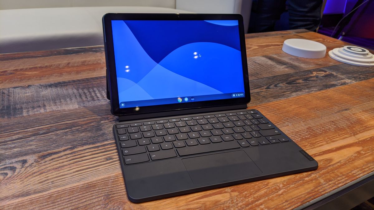 Lenovo IdeaPad Duet Chromebook hands-on review | Laptop Mag