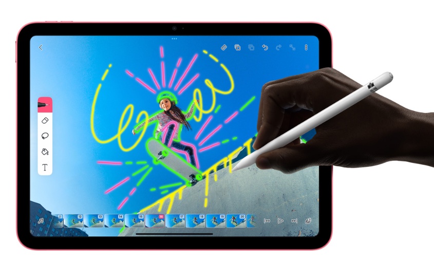 iPad 2022 con Apple Pencil
