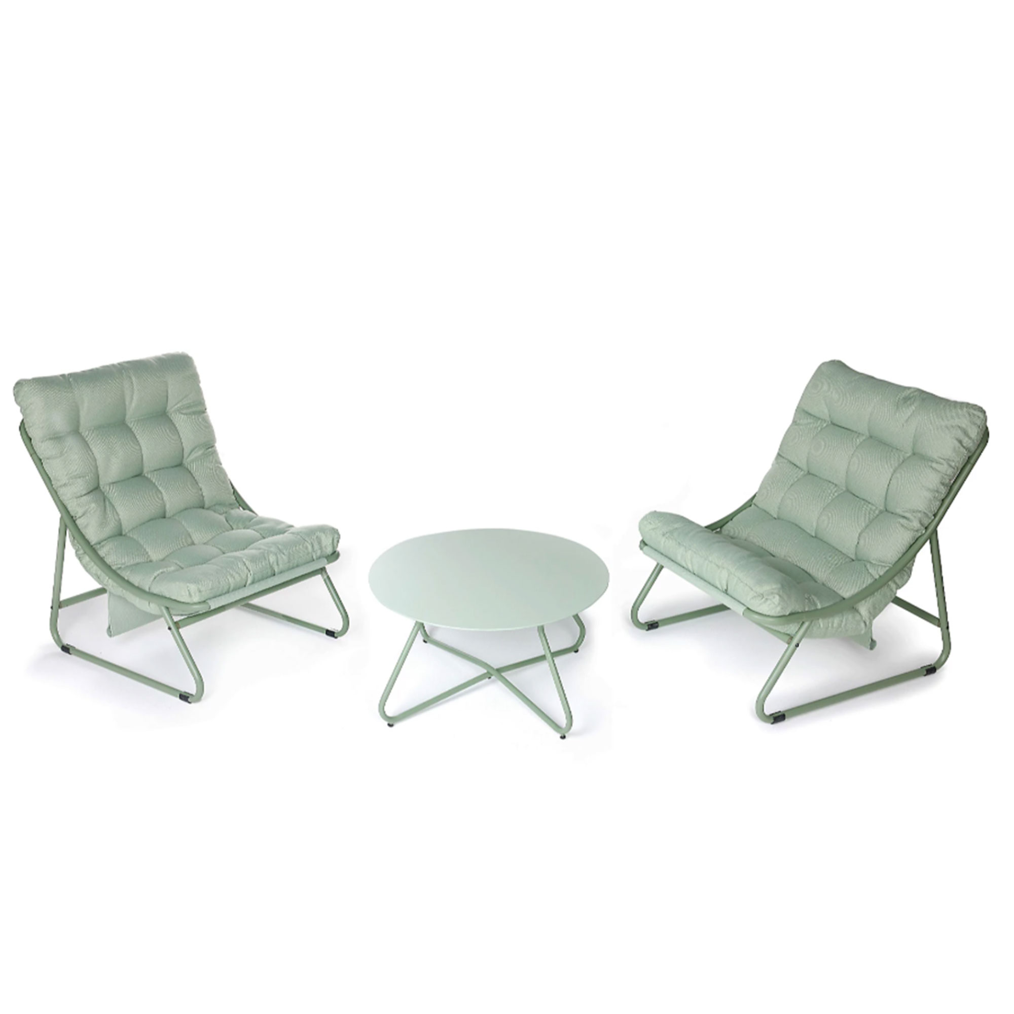 My Garden Stories 2 Chairs & Table Padded Bistro Set